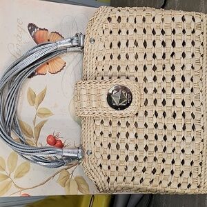 Kate Spade "Darlington Jackie" Straw Handbag